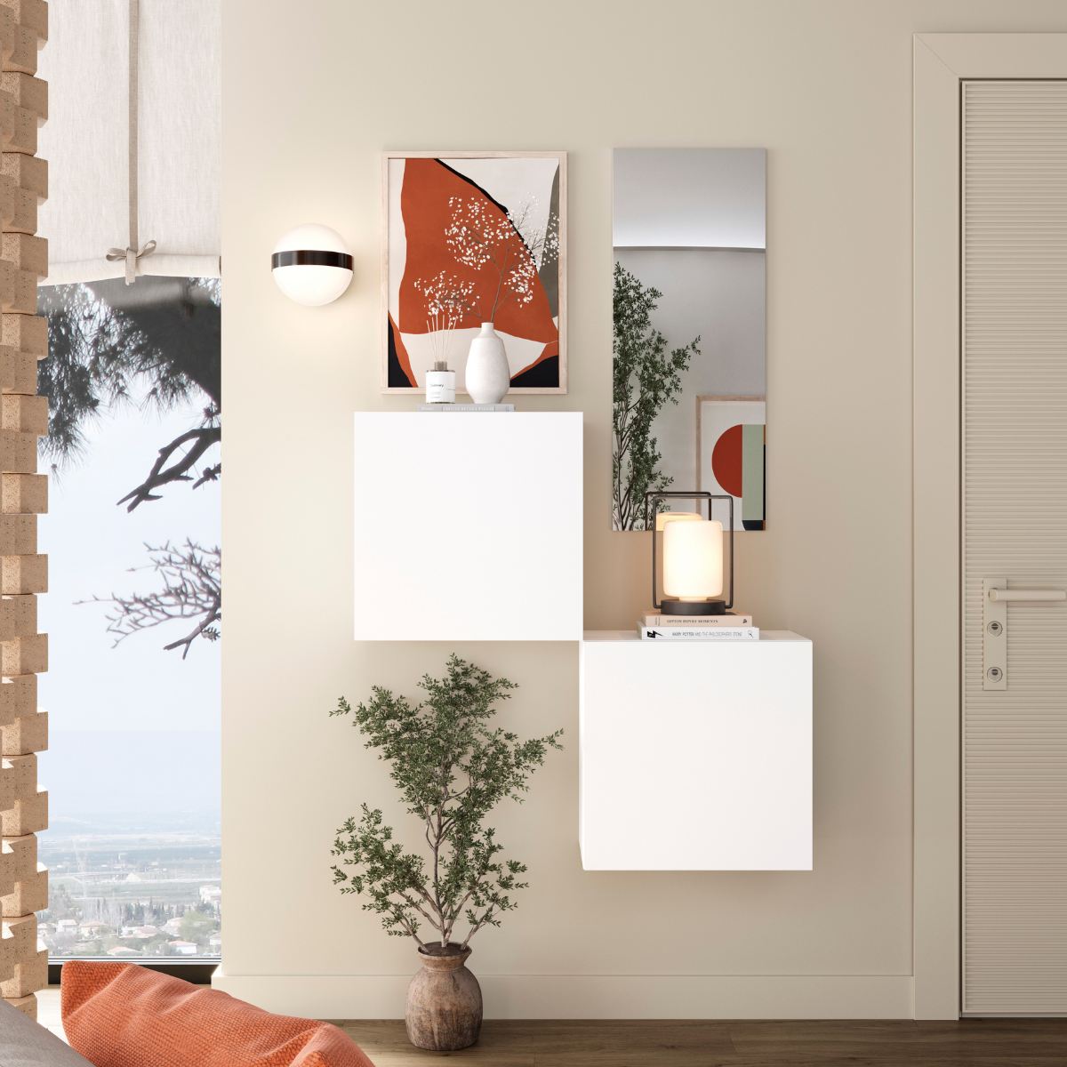 Recibidor de 100 cm 208