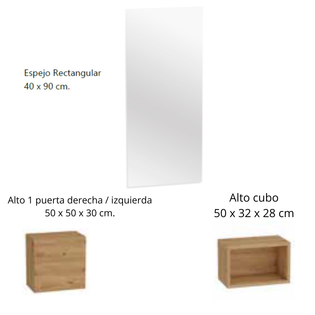 Recibidor de 50 cm 209