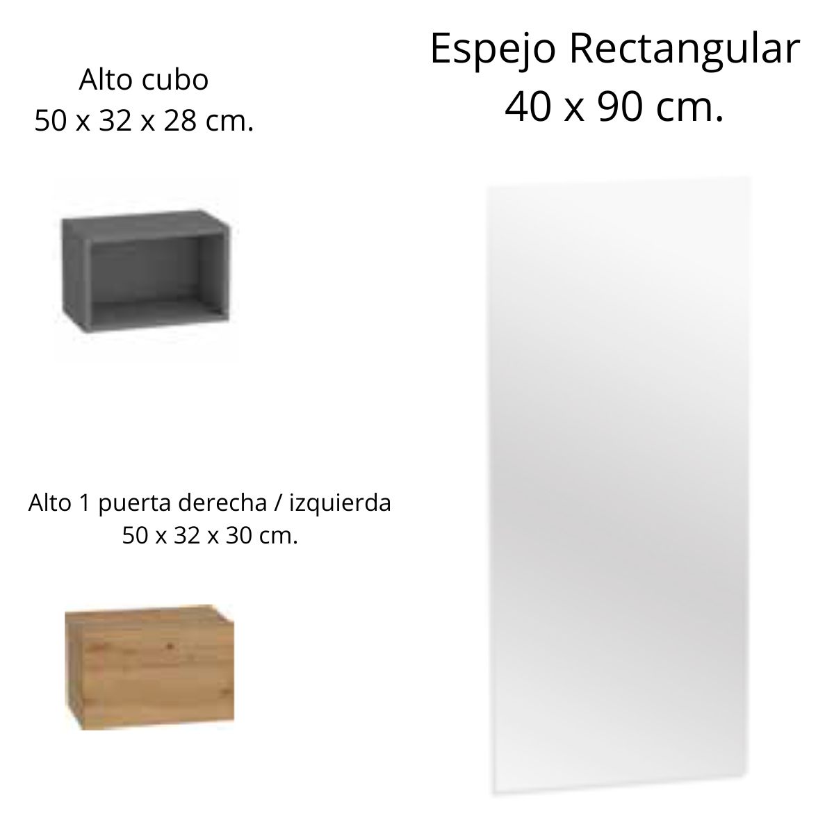 Recibidor de 50 cm 210