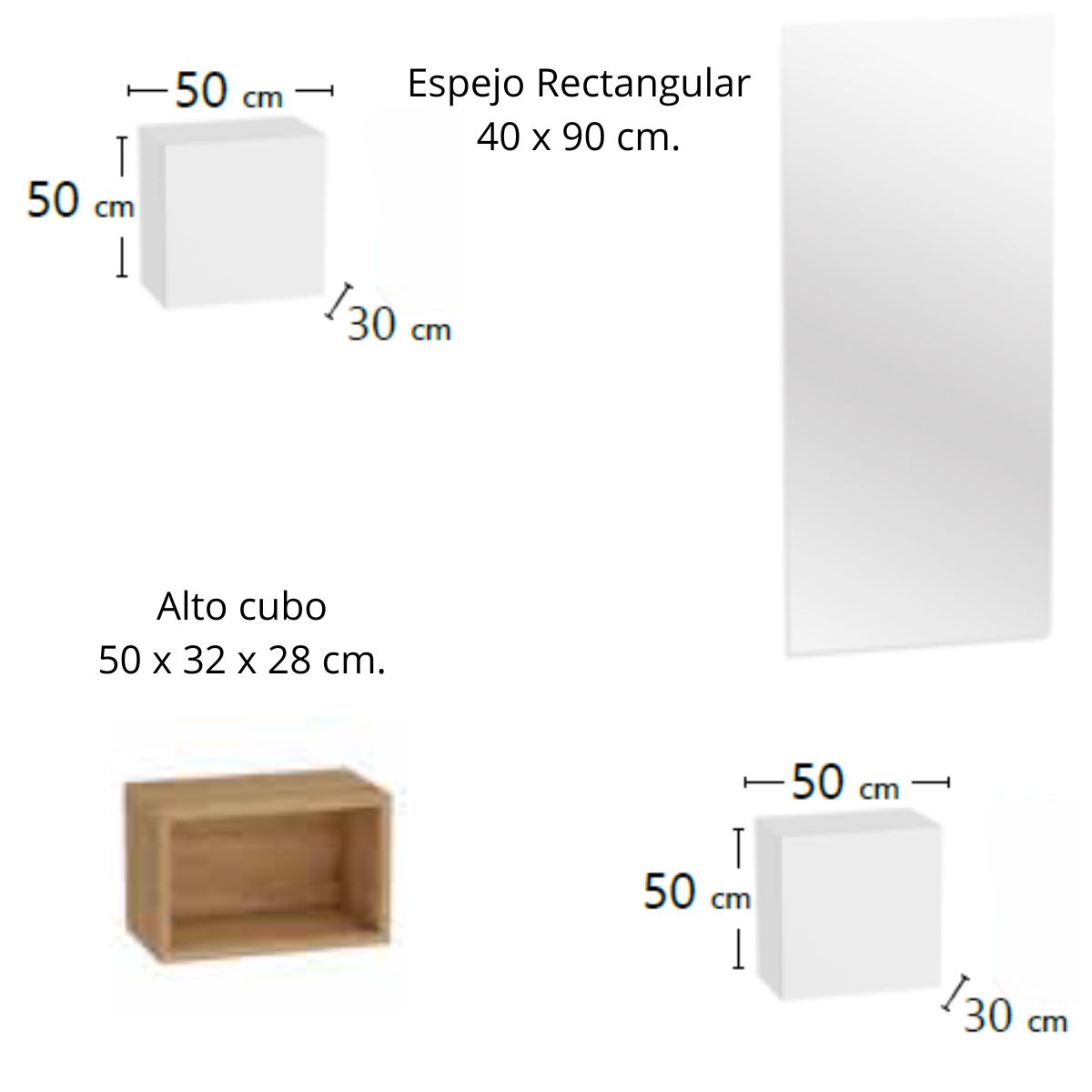 Recibidor de 100 cm 211
