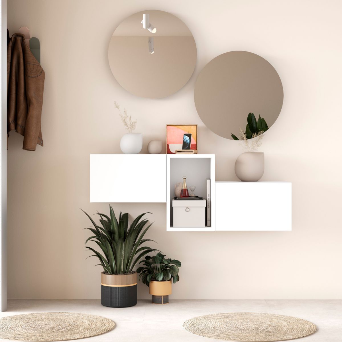 Recibidor de 132 cm 213