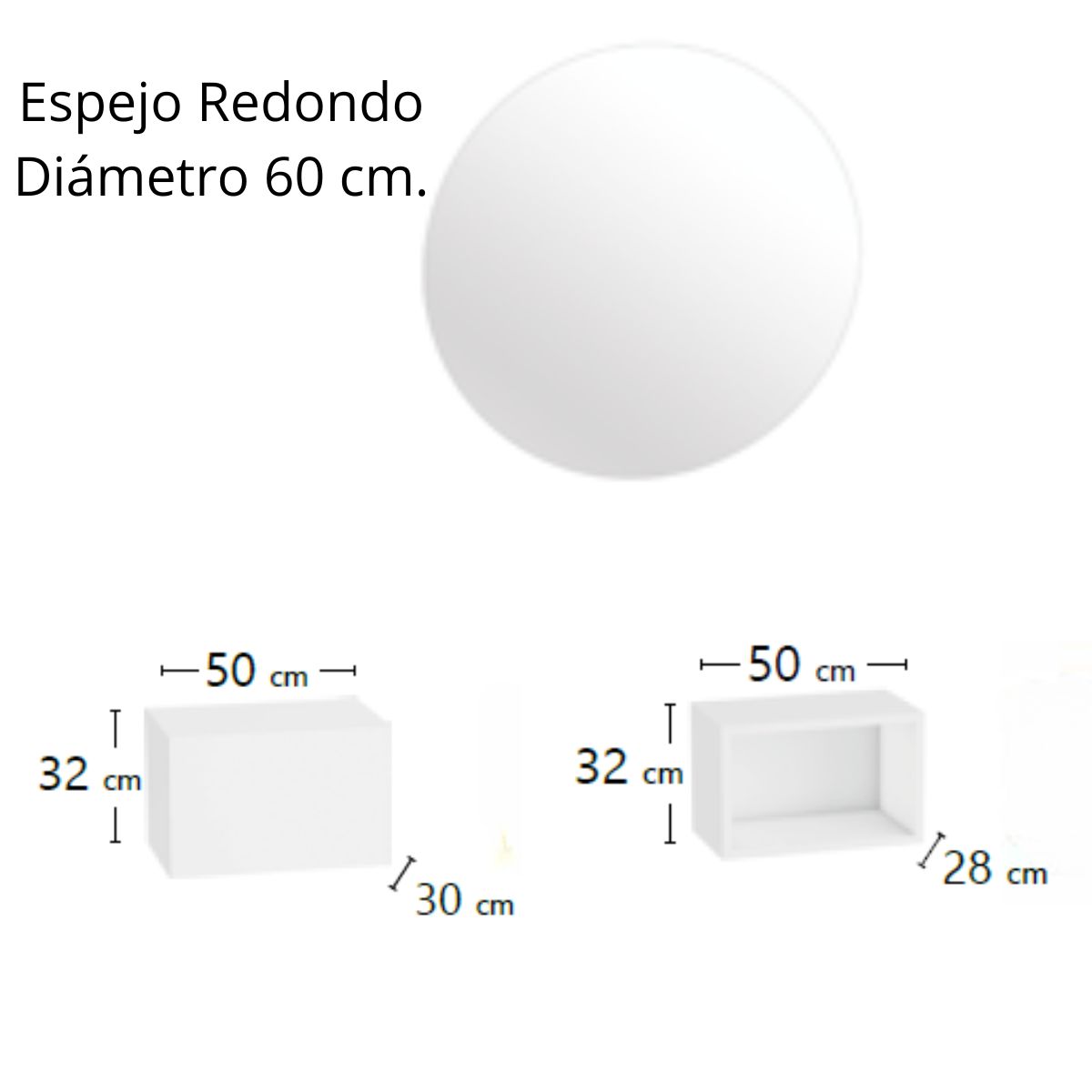 Recibidor de 75 cm 215