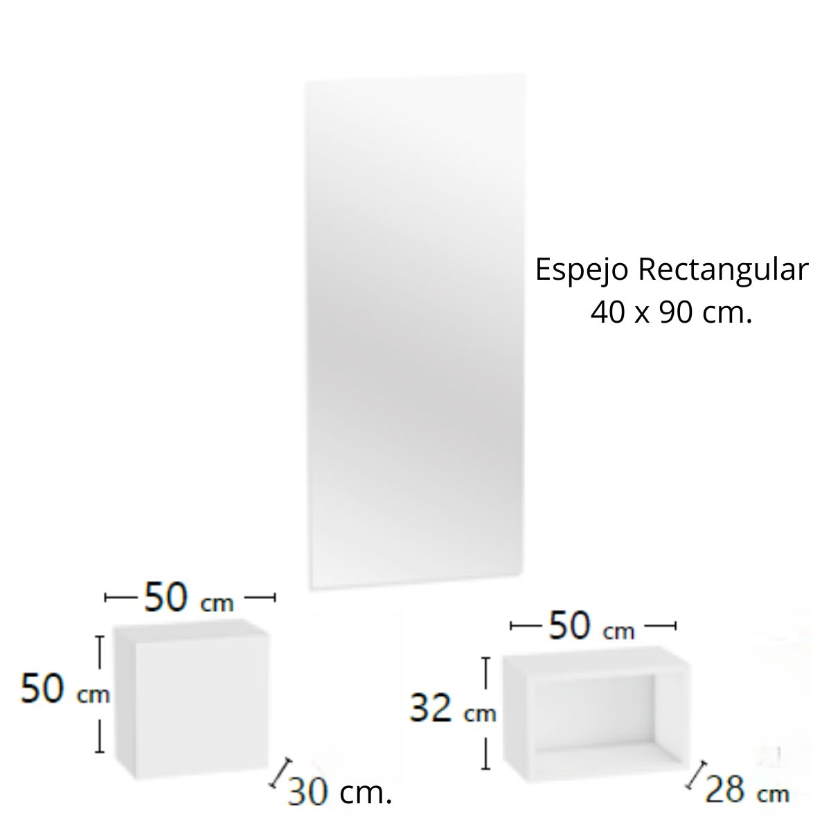 Recibidor de 100 cm 228