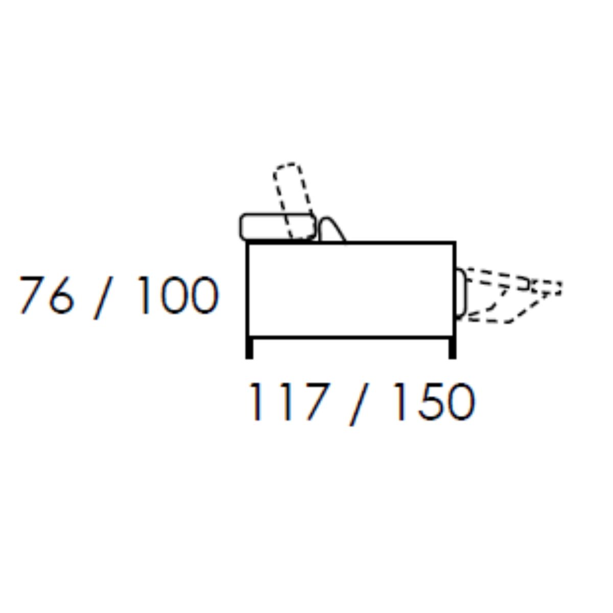 Sofa 3 plazas 220 cm JANEK