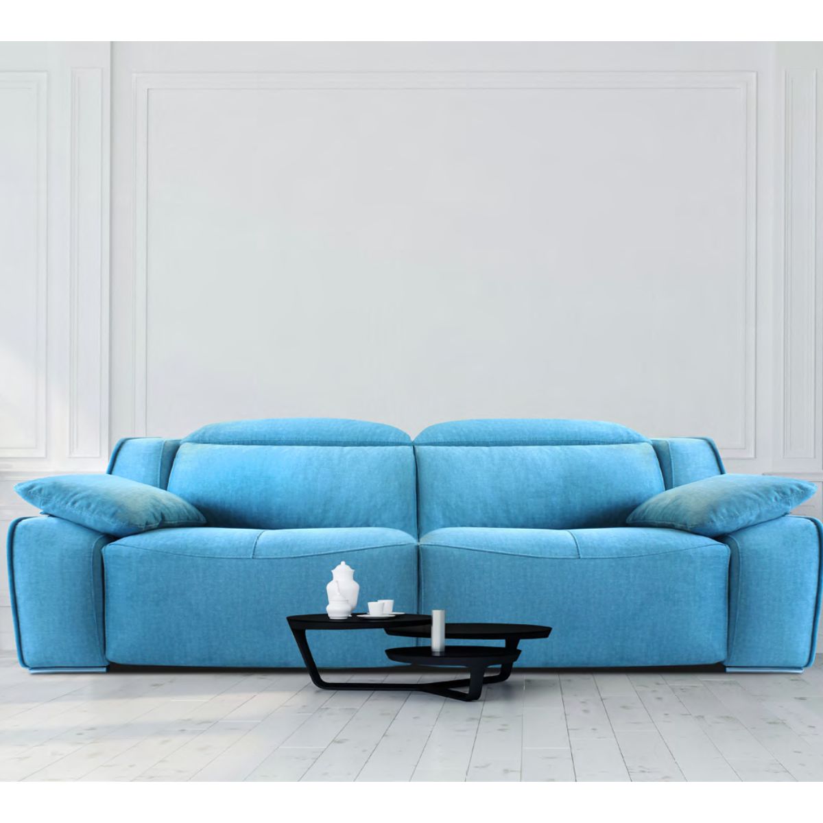 Sofa 3 plazas con dos motores relax 208 cm DURDEN