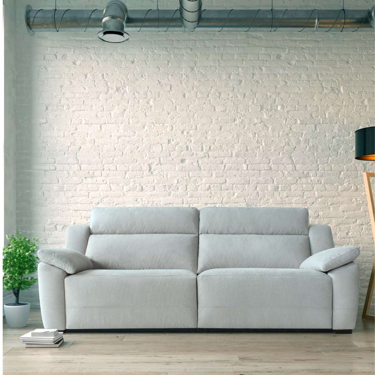 Sofa 3 plazas con dos motores relax seste 220 cm SESTE