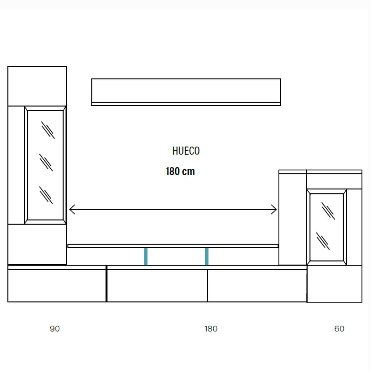 Mueble de salón ESTEIN 311