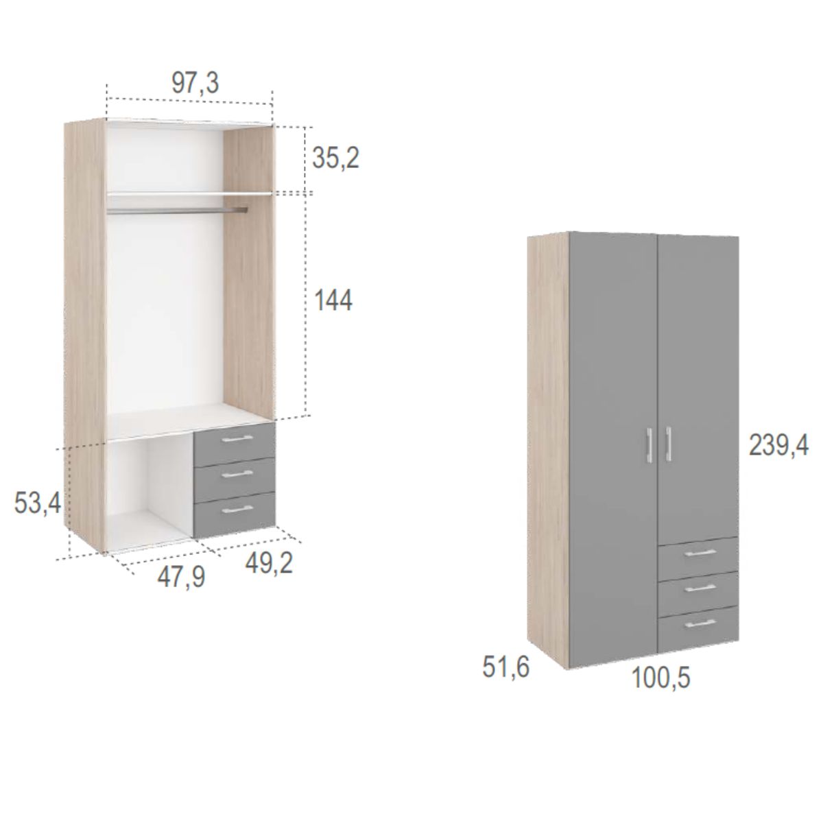 Habitacion juvenil completa JOVEN 1031
