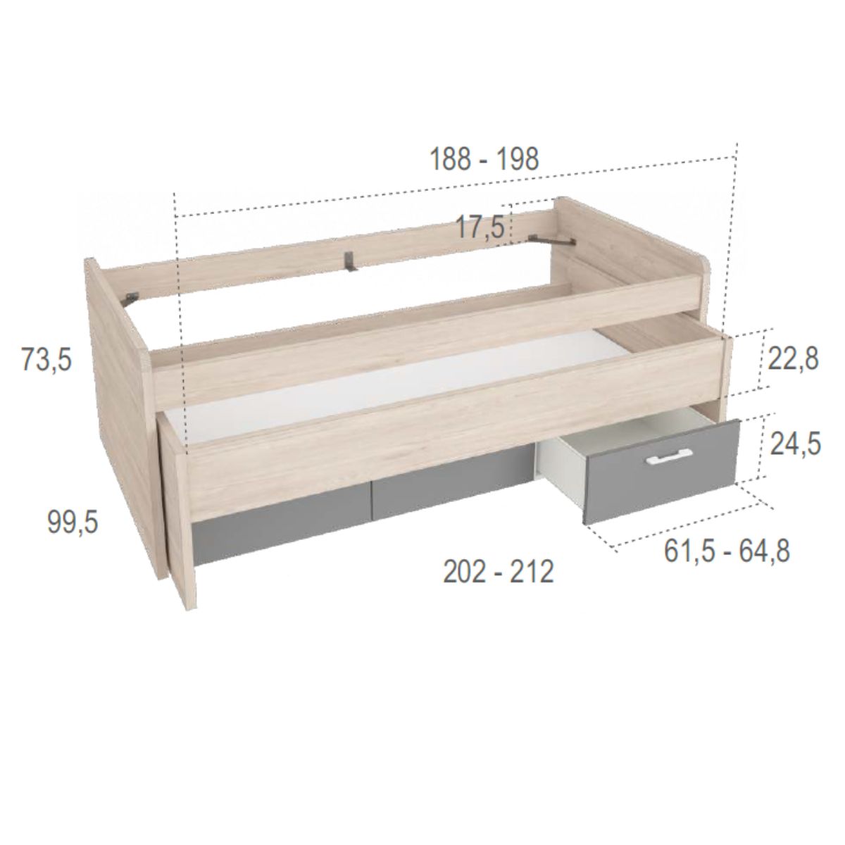 Habitacion juvenil completa JOVEN 1032