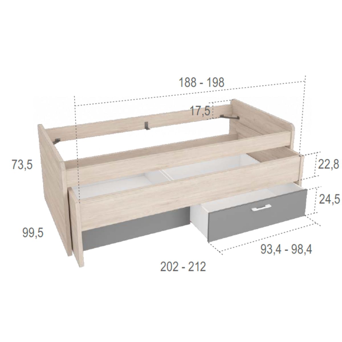 Habitacion juvenil completa JOVEN 1034