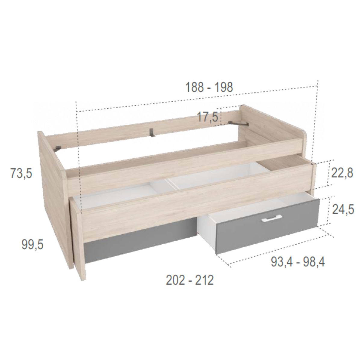 Habitacion juvenil completa JOVEN 1002