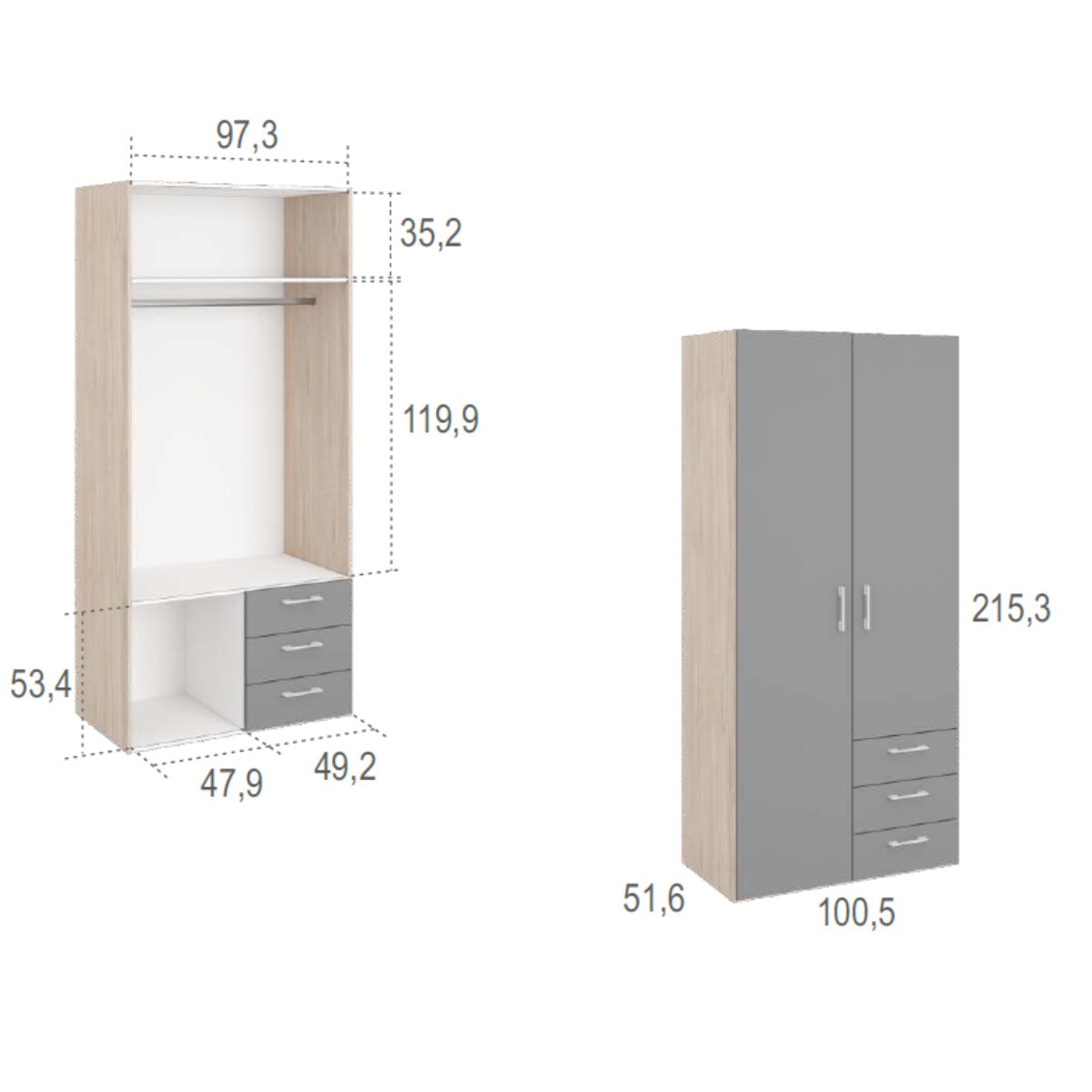 Habitacion juvenil completa JOVEN 1004