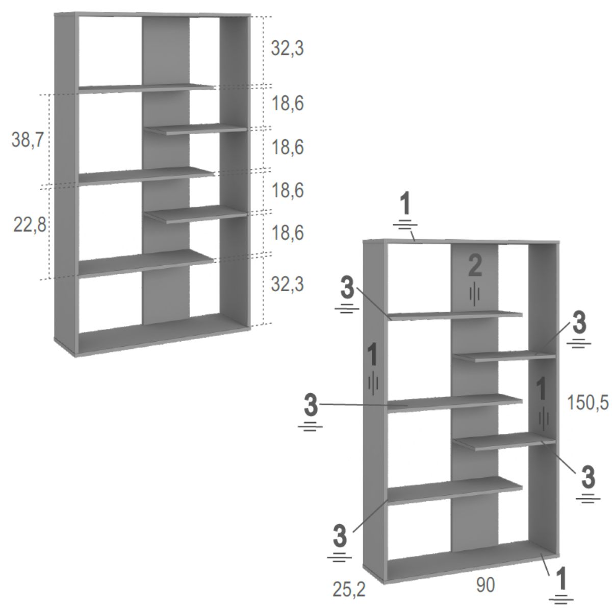 Habitacion juvenil completa JOVEN 1004