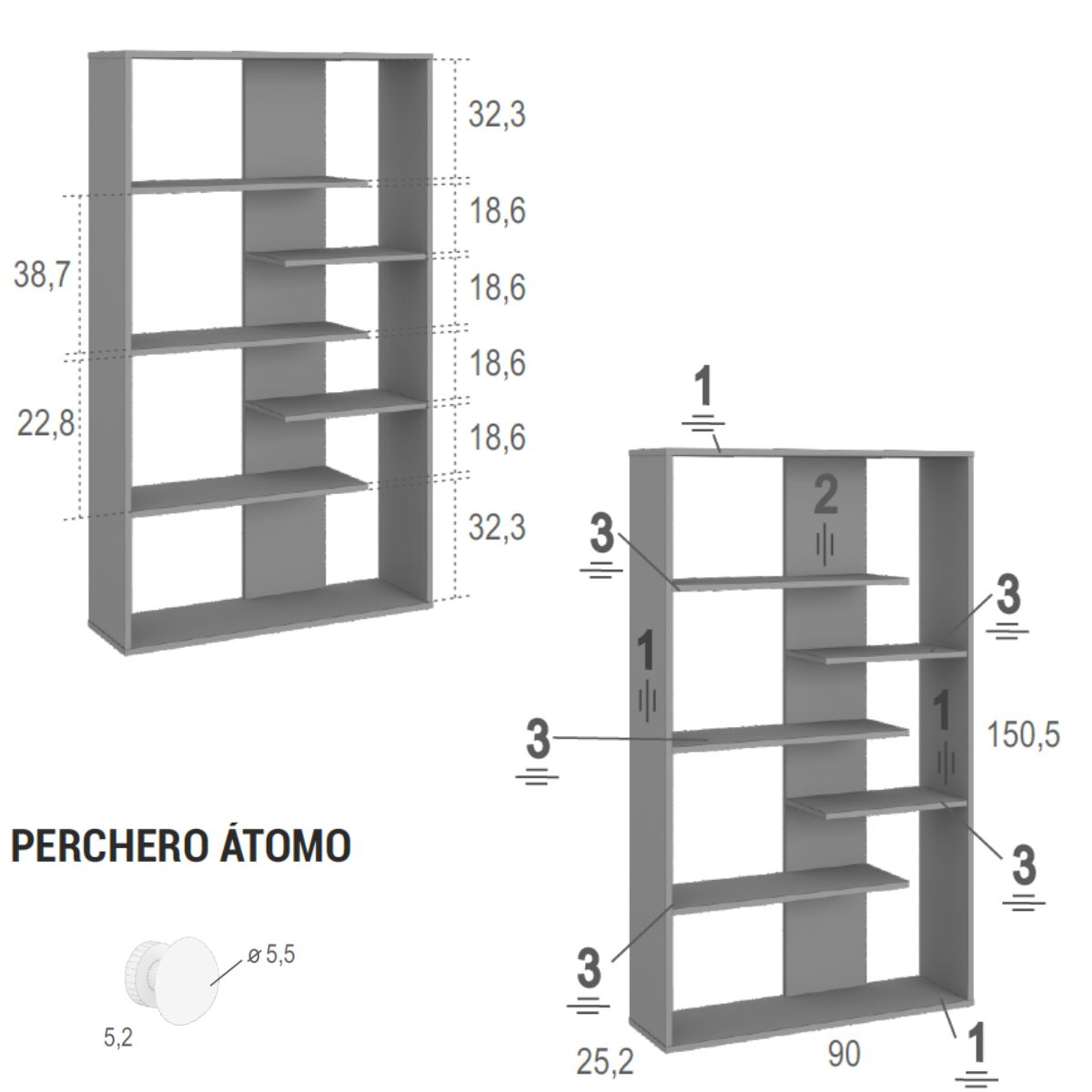 Habitacion juvenil completa JOVEN 1005