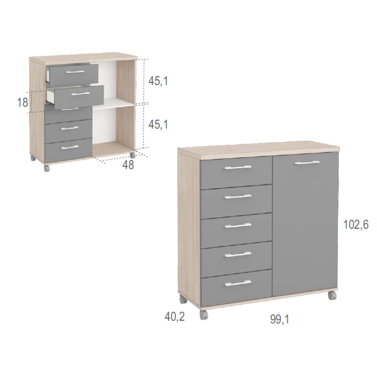 Habitacion juvenil completa JOVEN 1006