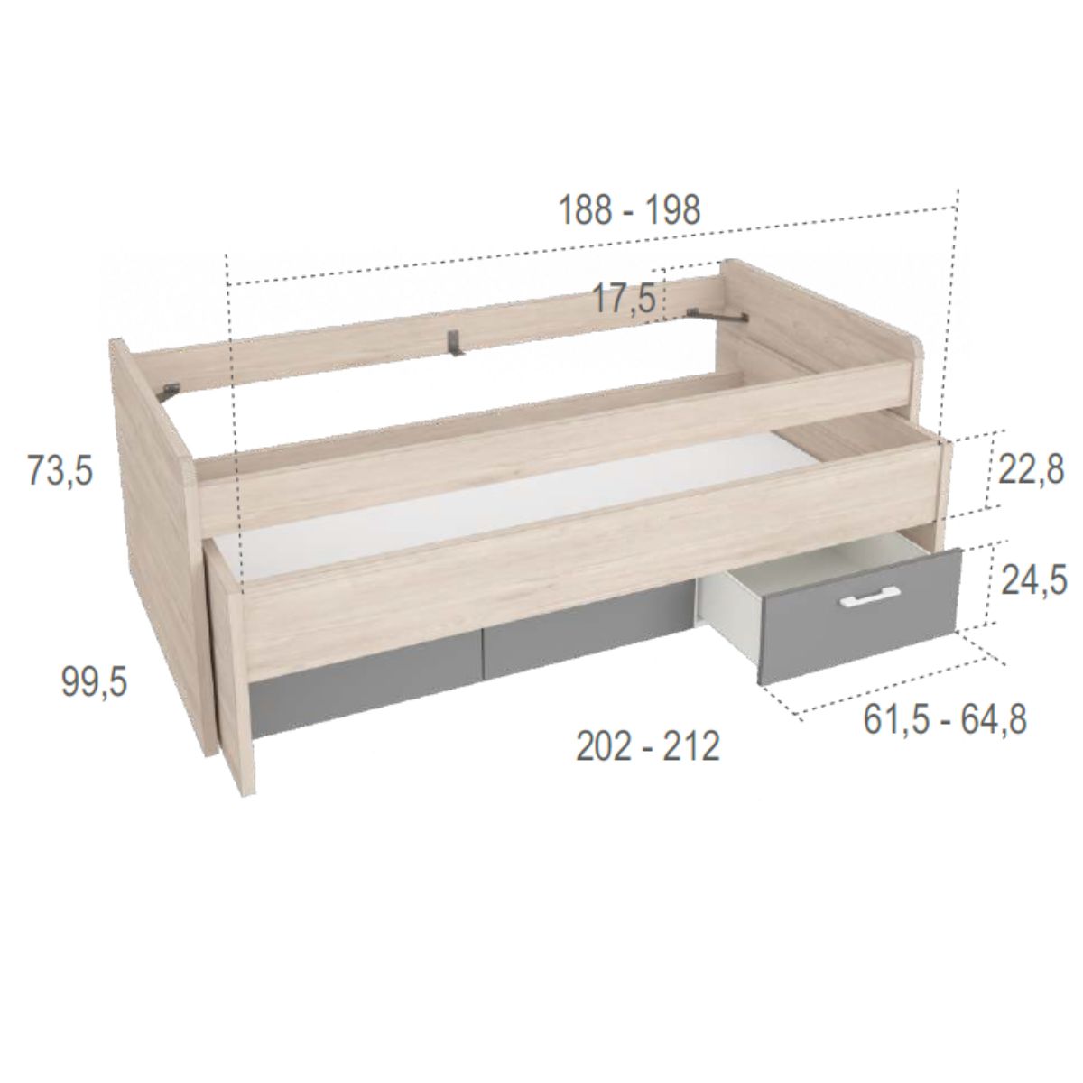 Habitacion juvenil completa JOVEN 1007
