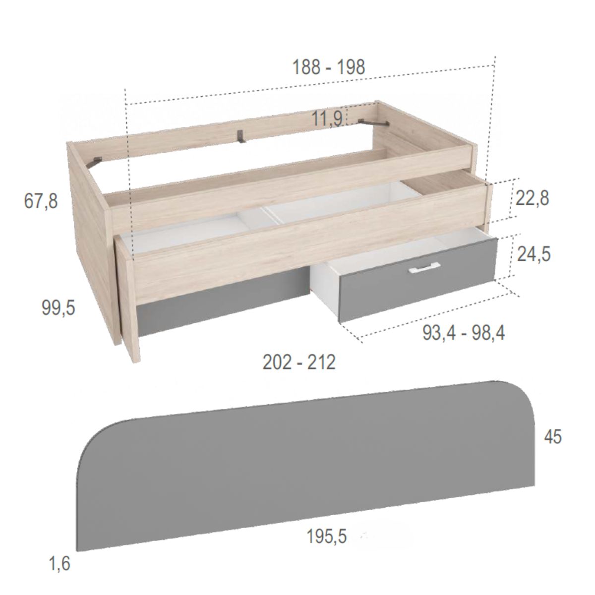 Habitacion juvenil completa JOVEN 1010