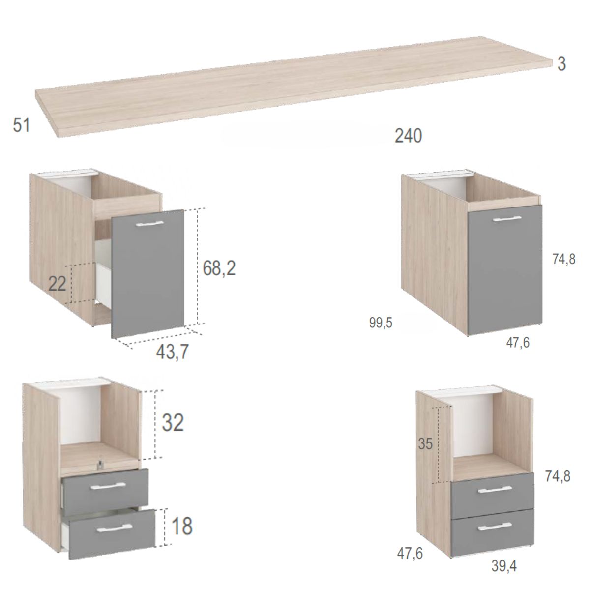 Habitacion juvenil completa JOVEN 1010