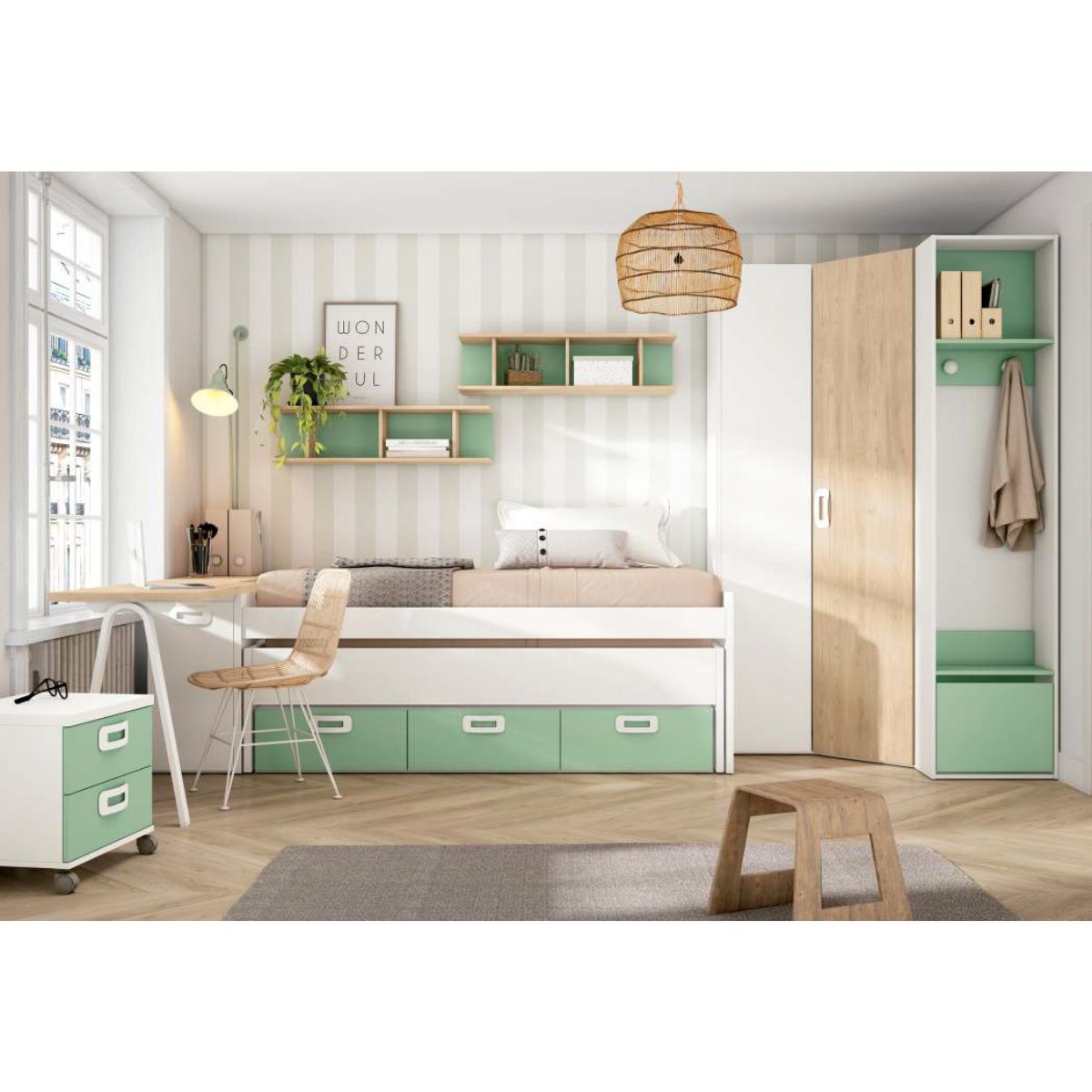 Habitacion juvenil completa JOVEN 1014