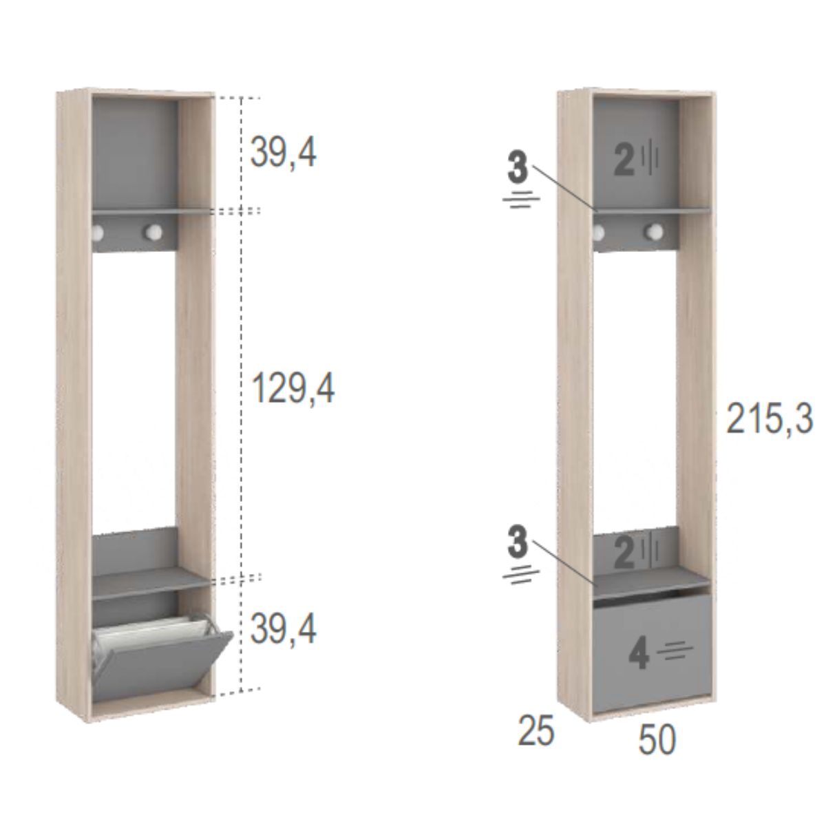 Habitacion juvenil completa JOVEN 1014