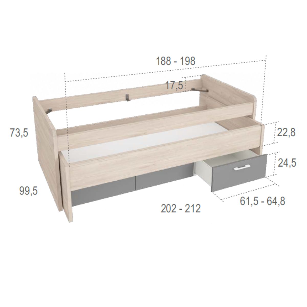 Habitacion juvenil completa JOVEN 1014