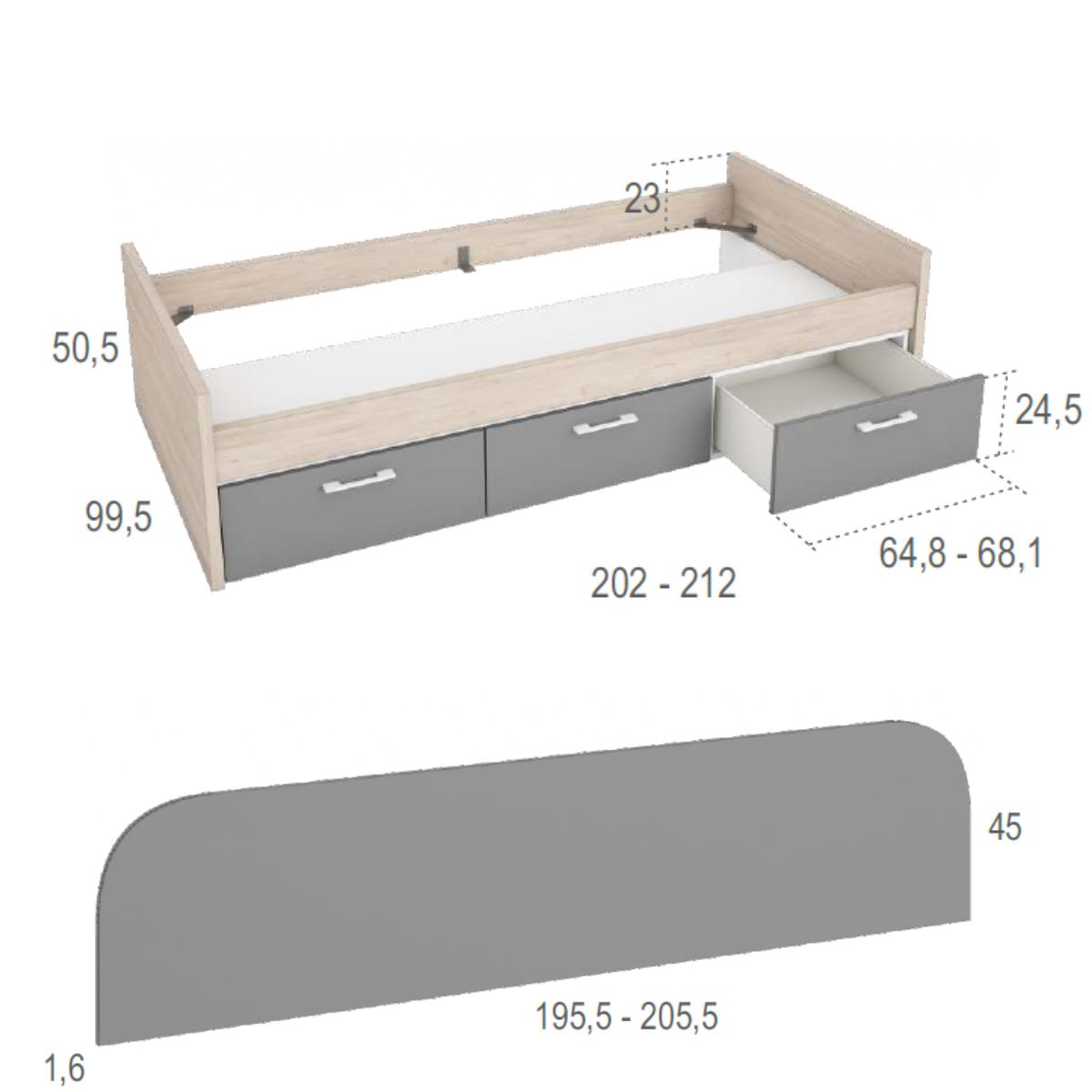Habitacion juvenil completa JOVEN 1016