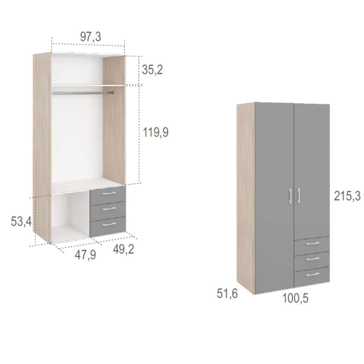 Habitacion juvenil completa JOVEN 1019