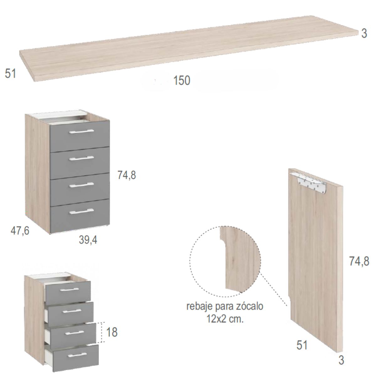 Habitacion juvenil completa JOVEN 1021