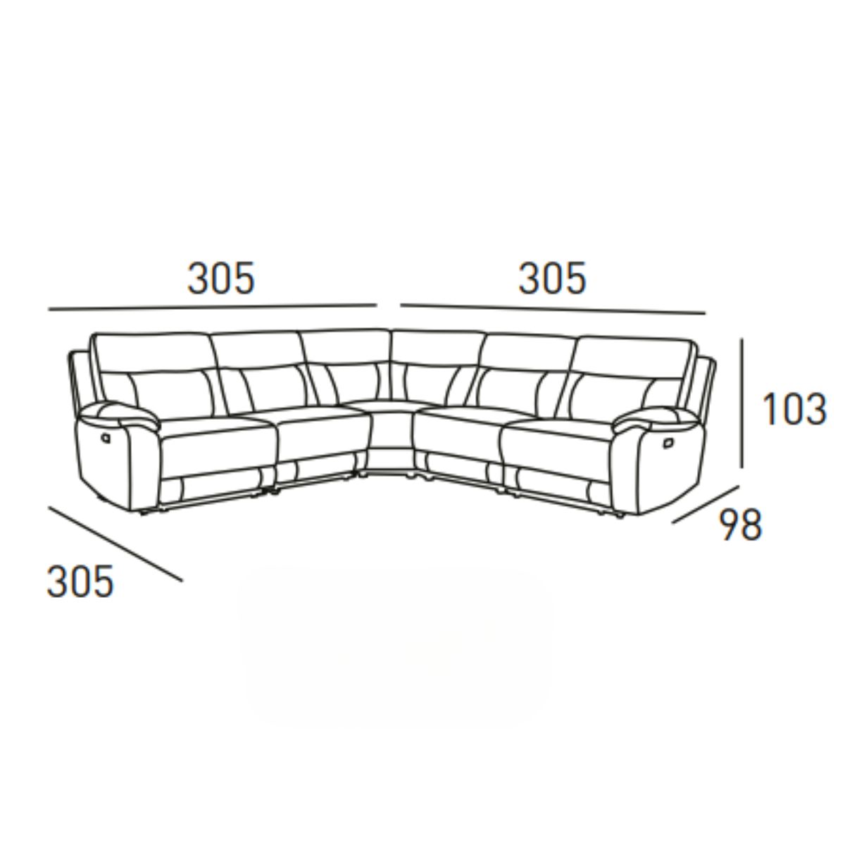 RINCONERA MOD. ORION 2 PL. + RINCON + 2 PL.