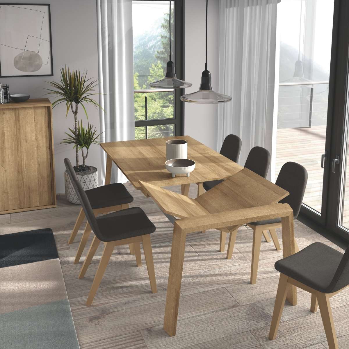 Mesa de comedor ext. ELDUR 521