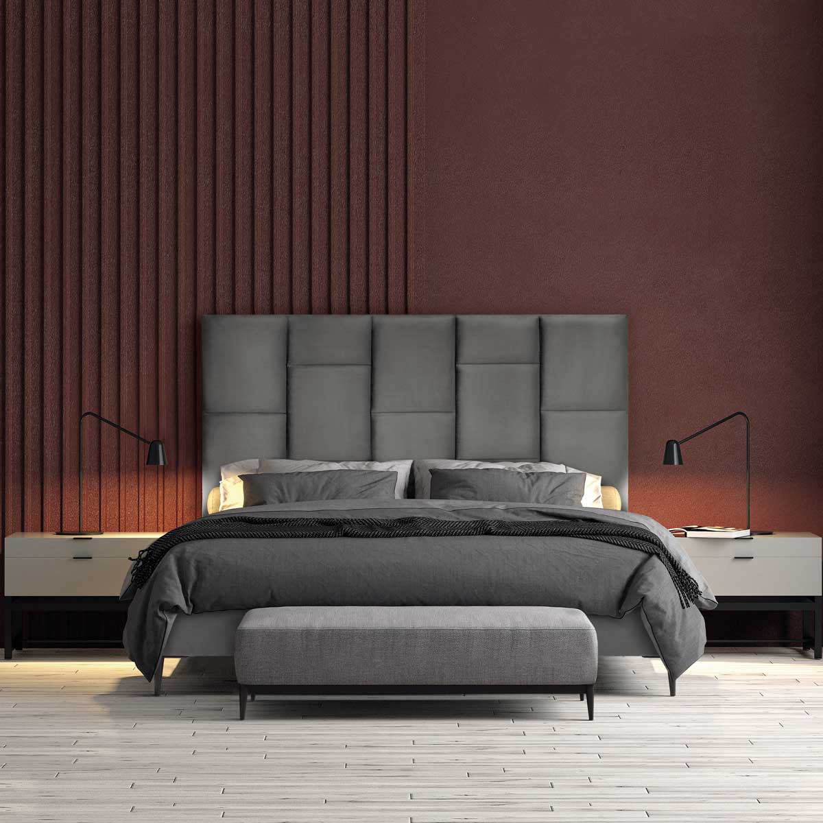 Cabecero acolchado LATTE 