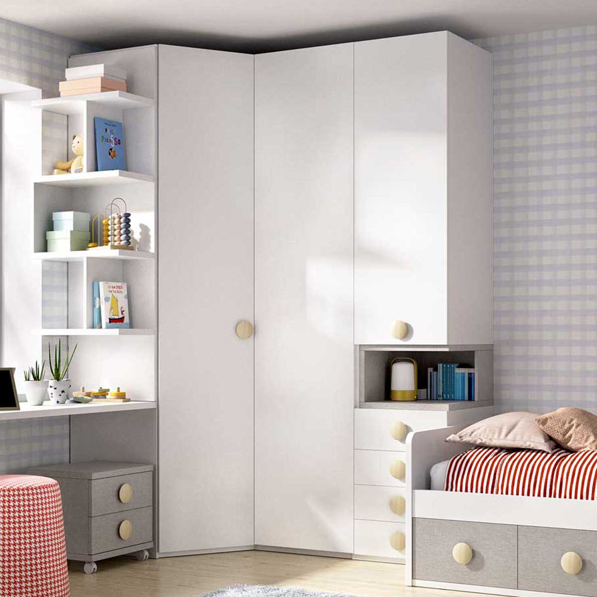 Conjunto armario rincón SYDOR 207