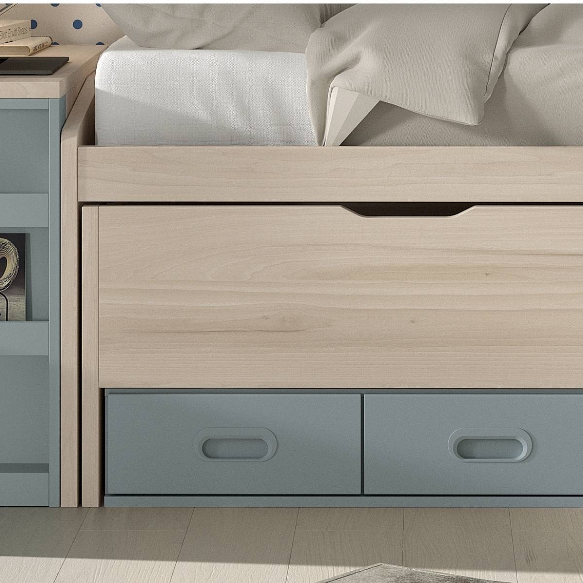 Cama doble con 4 cajones DUSER 17