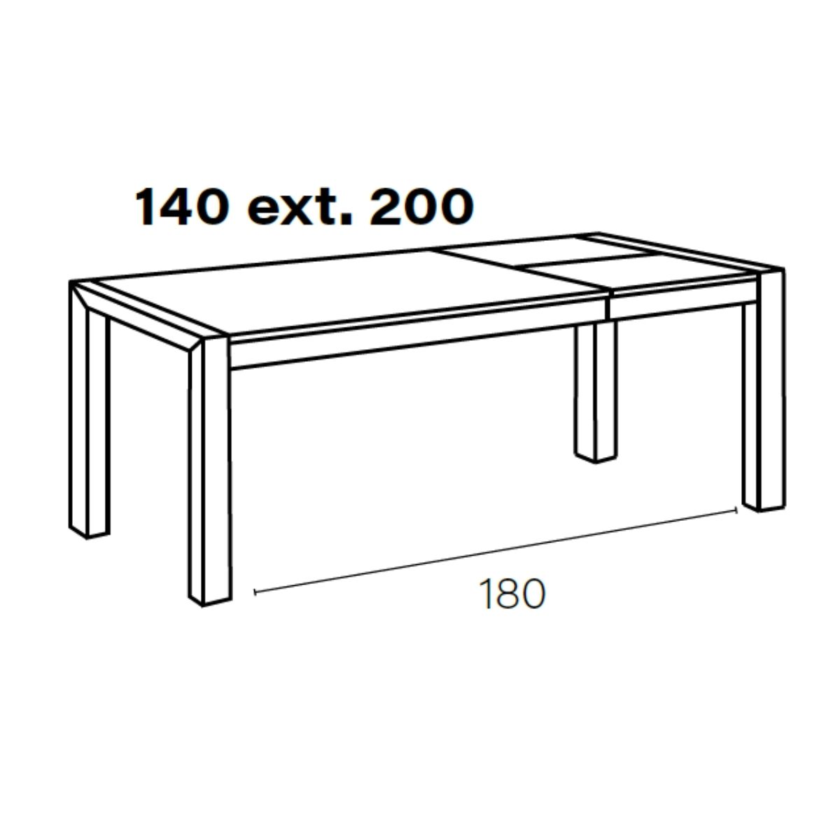 Mesa comedor 140cm M602