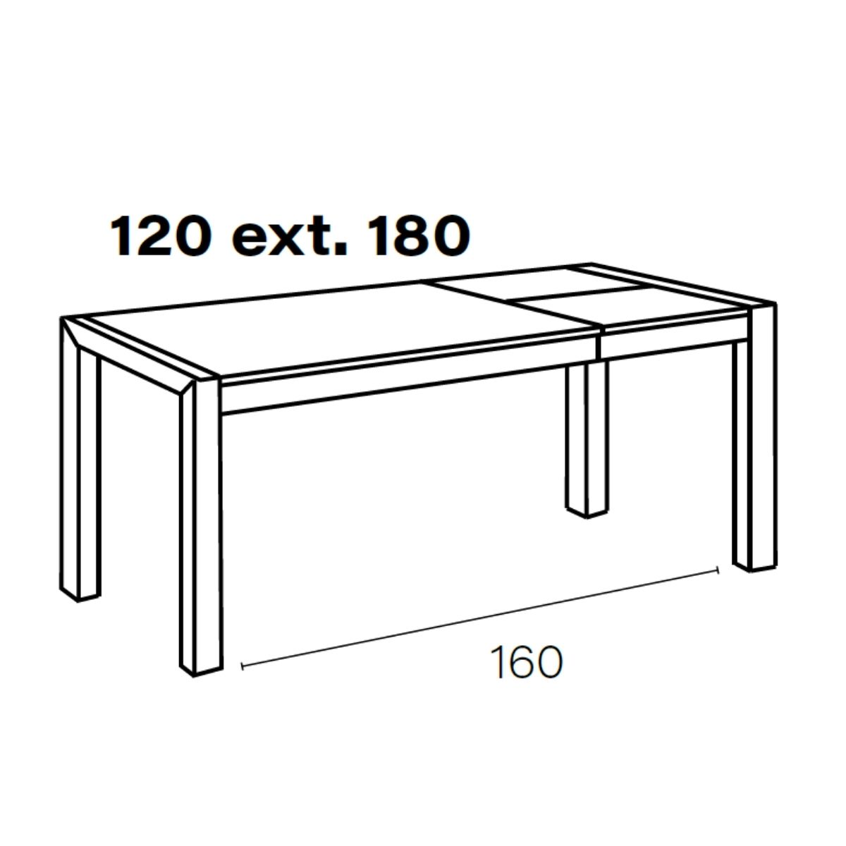 Mesa comedor 120cm M607