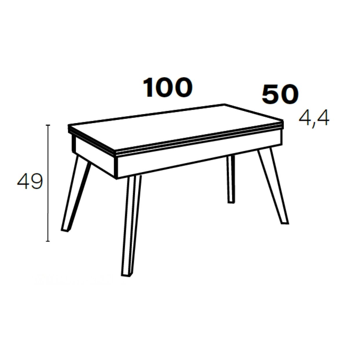 Mesa de centro elevable M839