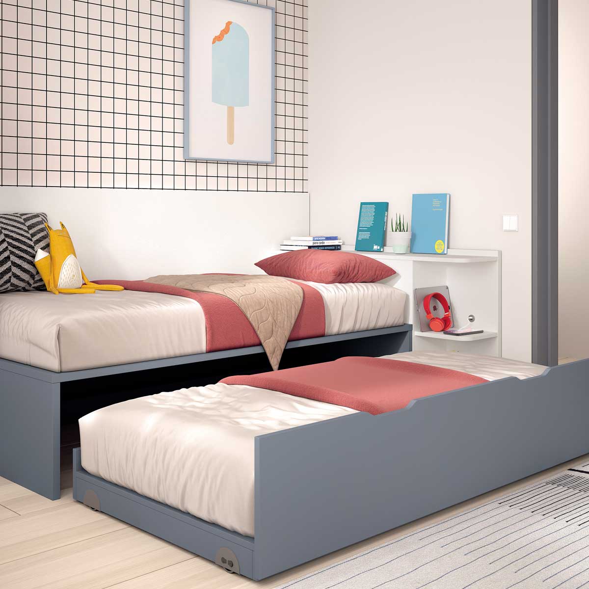 Cama con arrastre ALBA 56