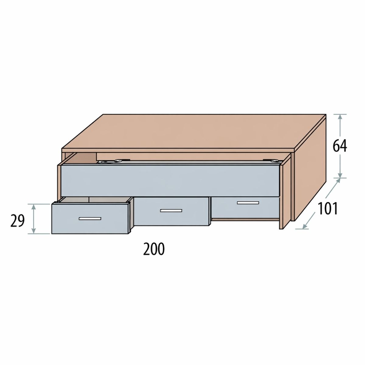 Cama compacta VITA 08