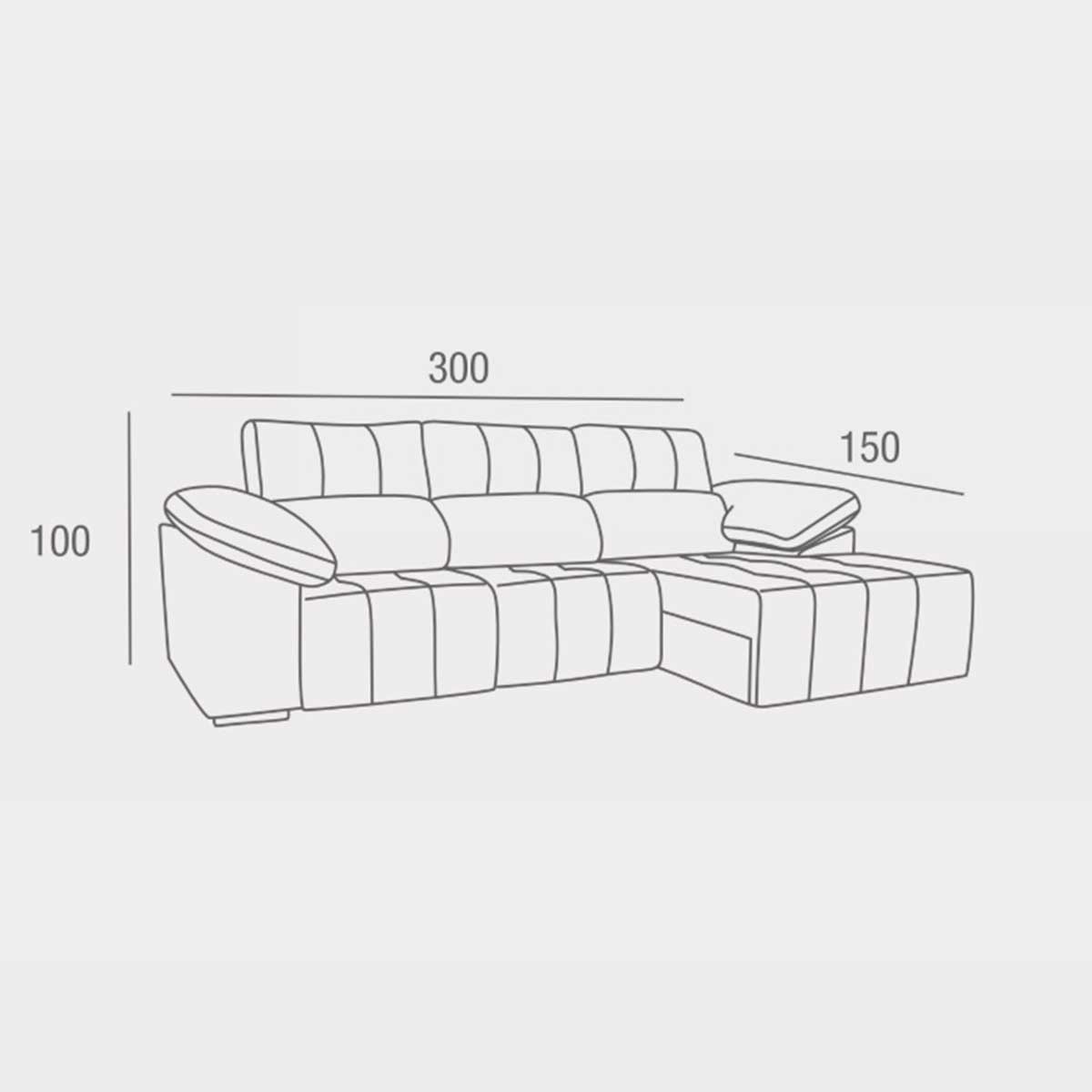 Chaiselongue relax eléctrico BOLTO