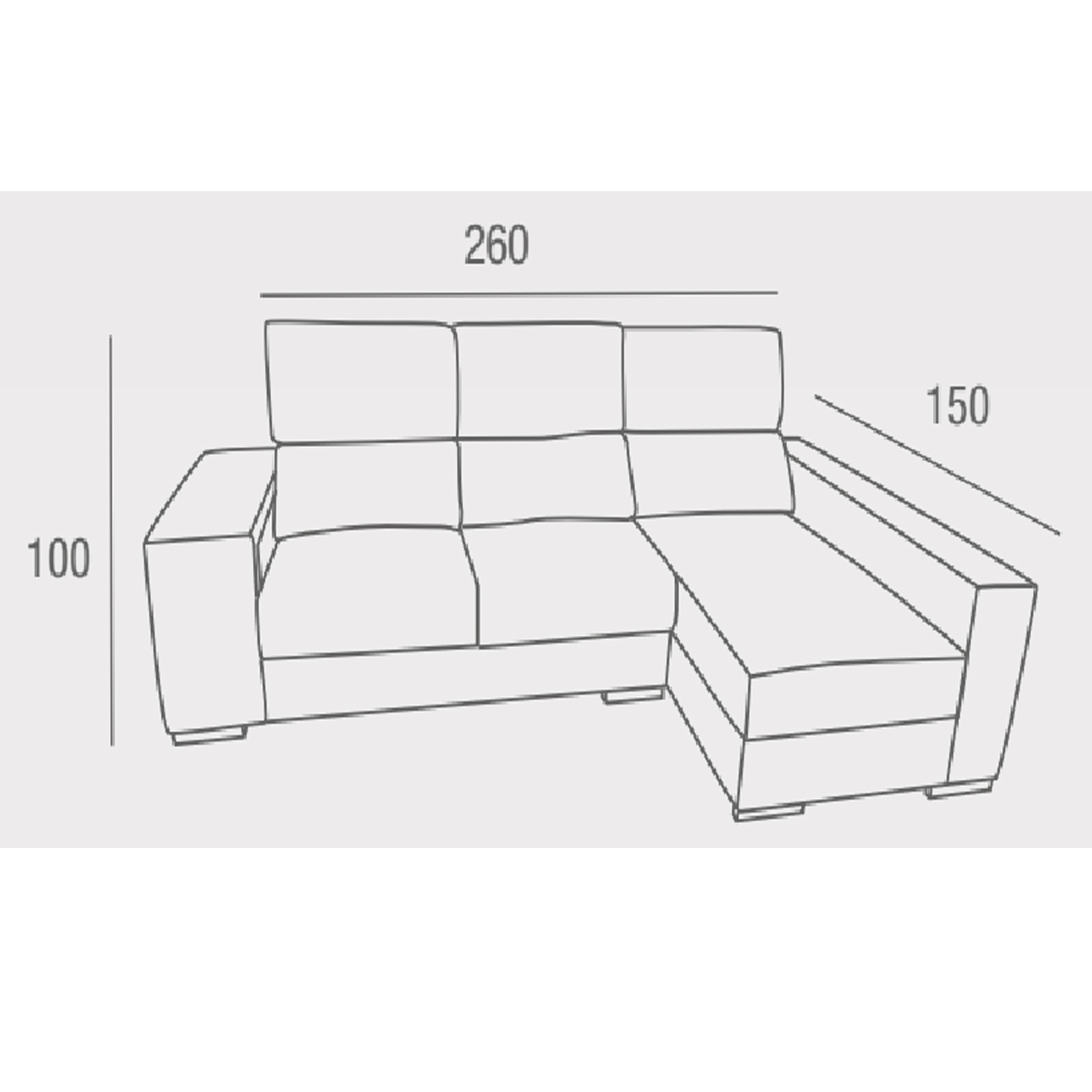 Chaiselongue ALBORÁN