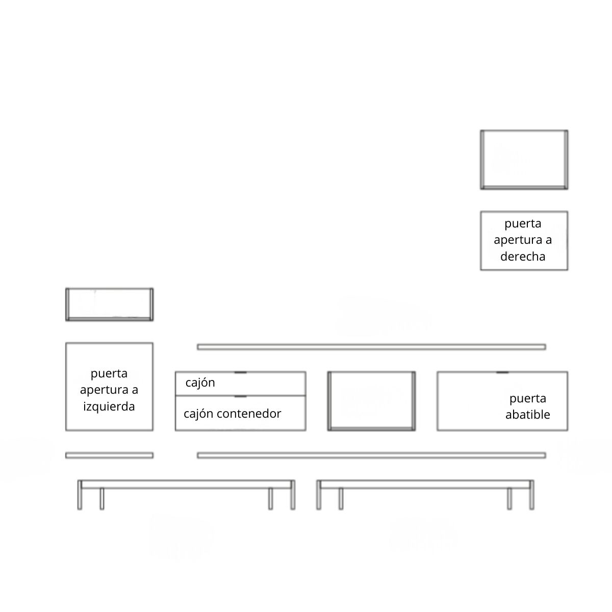 Composicion de salón CORBIN 227