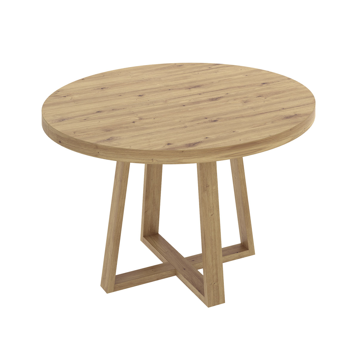 Mesa comedor redonda extensible MINT