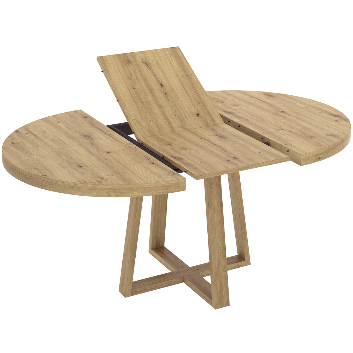 Mesa comedor redonda extensible MINT