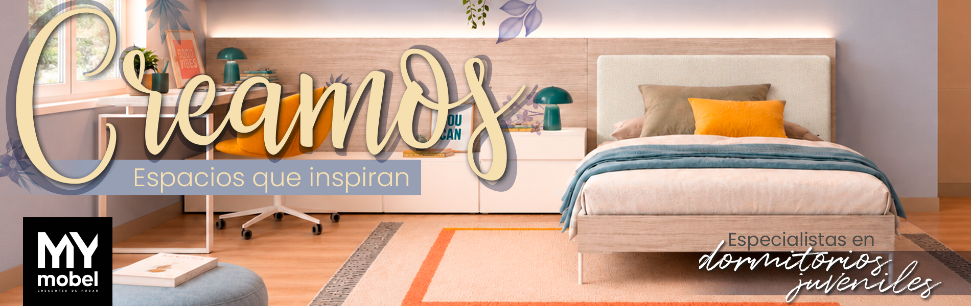 Creamos espacios que inspiran. margin-left= 3 em