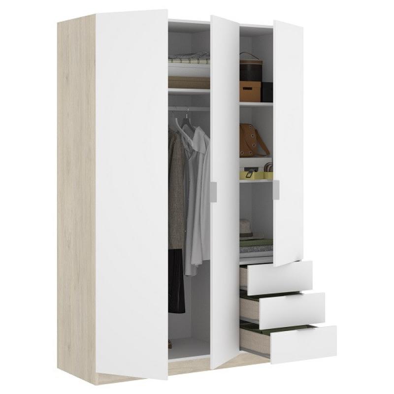 Armario con 3 puertas 3 cajones NESS 105