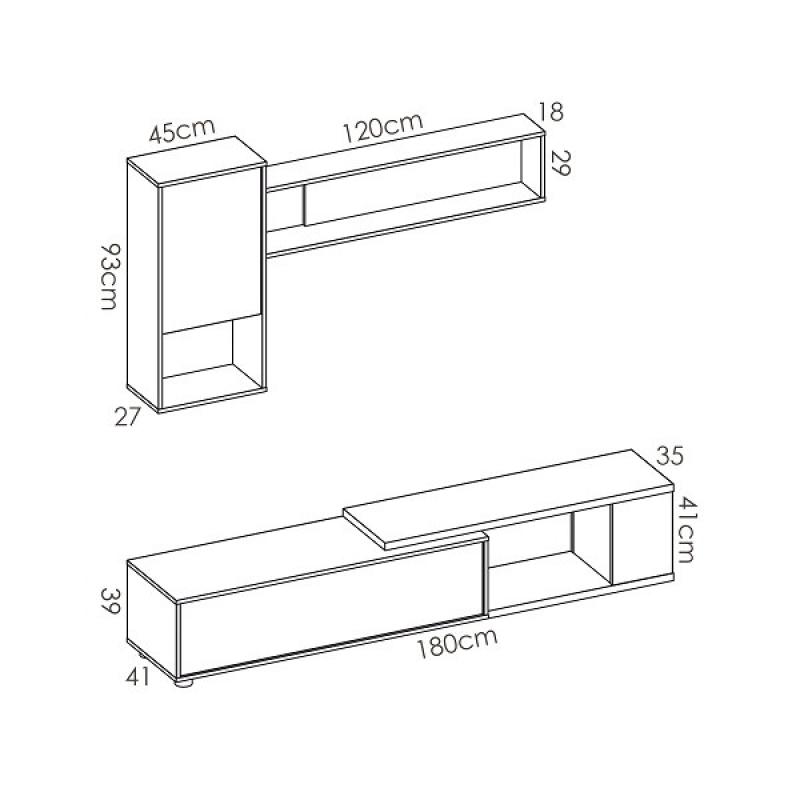 Mueble de salón KOBE
