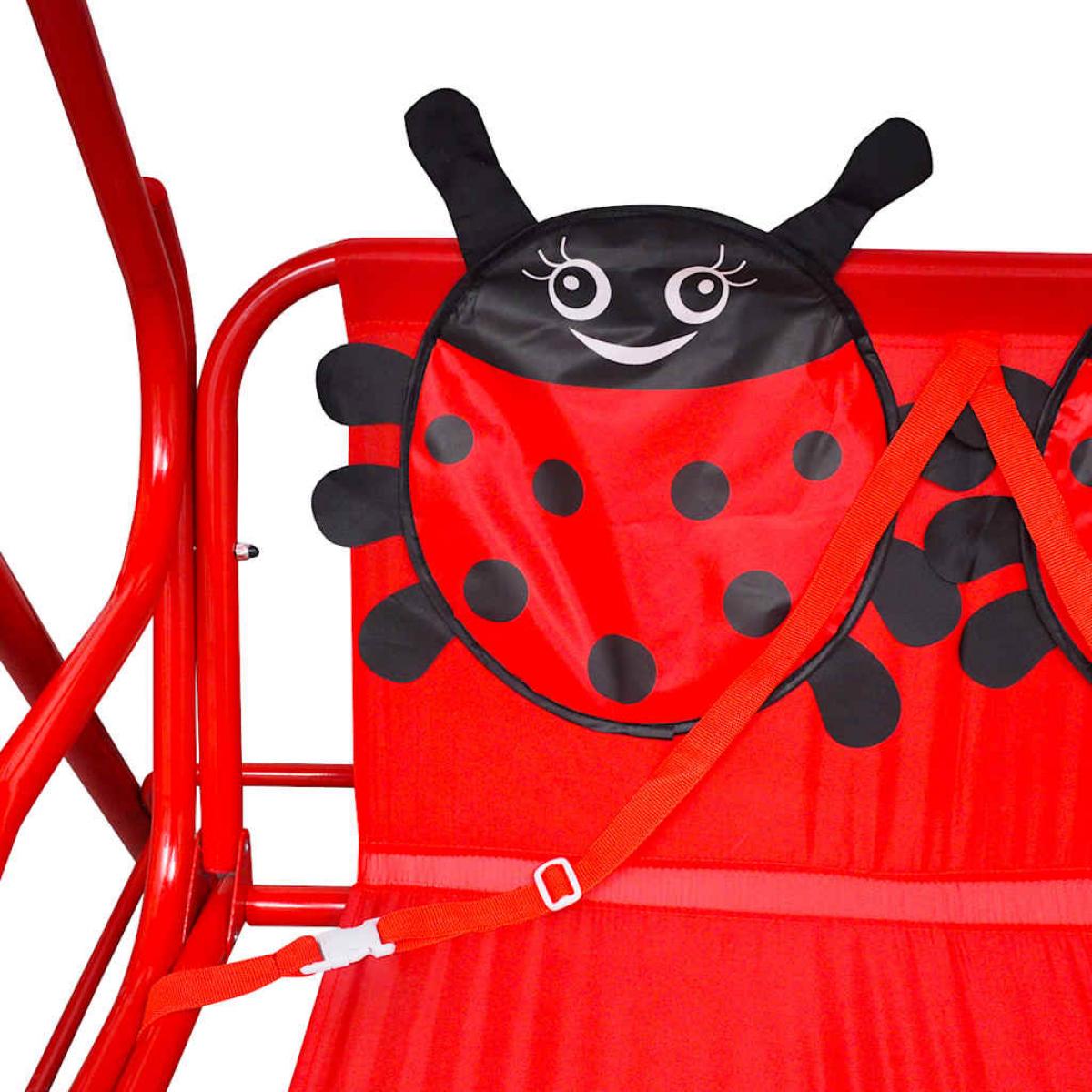 Balancín infantil de acero rojo