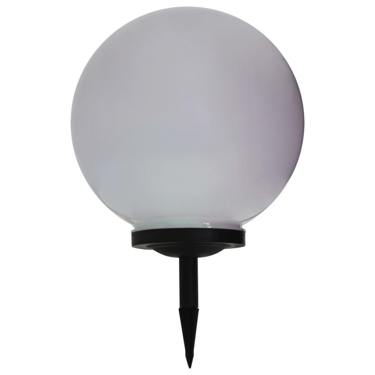 Lámpara solar esférica de exterior LED RGB 40 cm