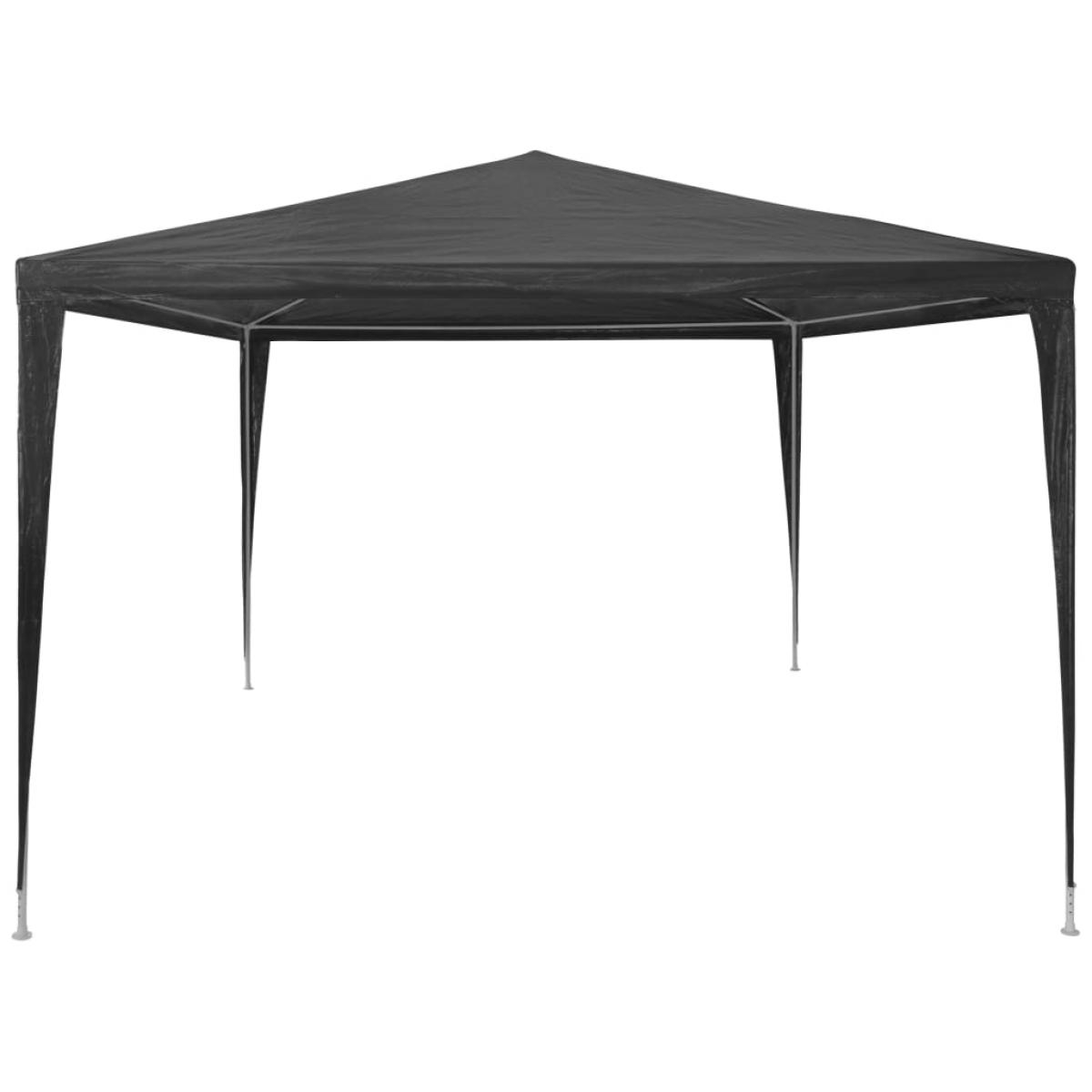Carpa para fiestas PE gris antracita 3x4 m
