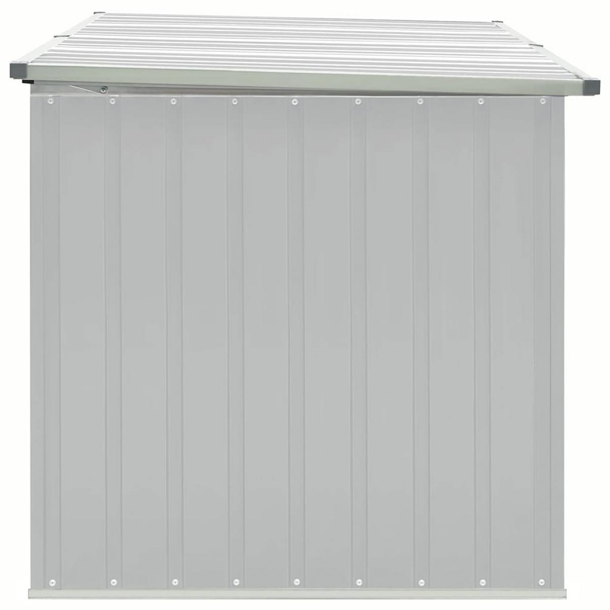 Caja de almacenaje para jardín gris 171x99x93 cm
